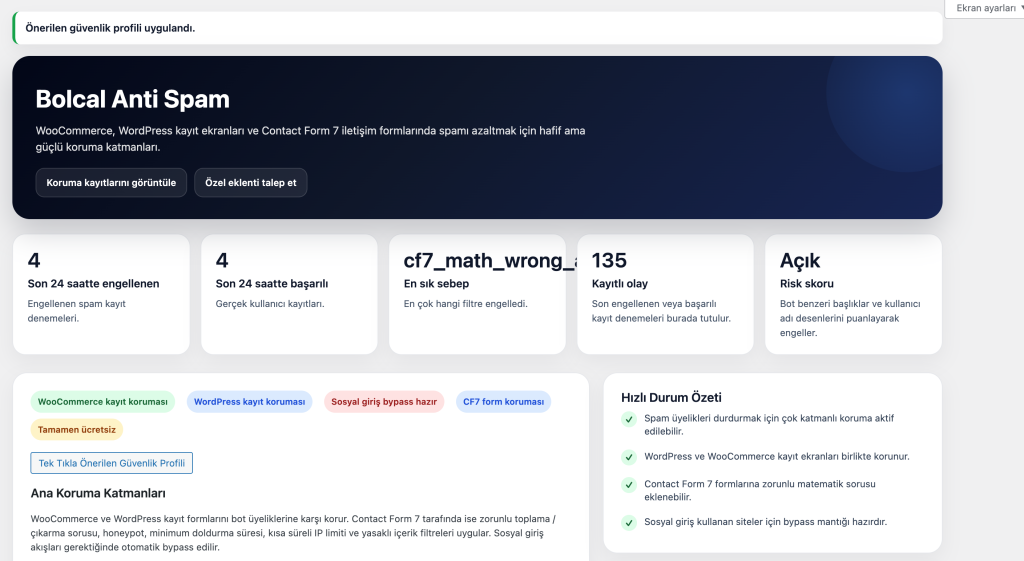 wordpress ücretsiz anti spam eklentisi